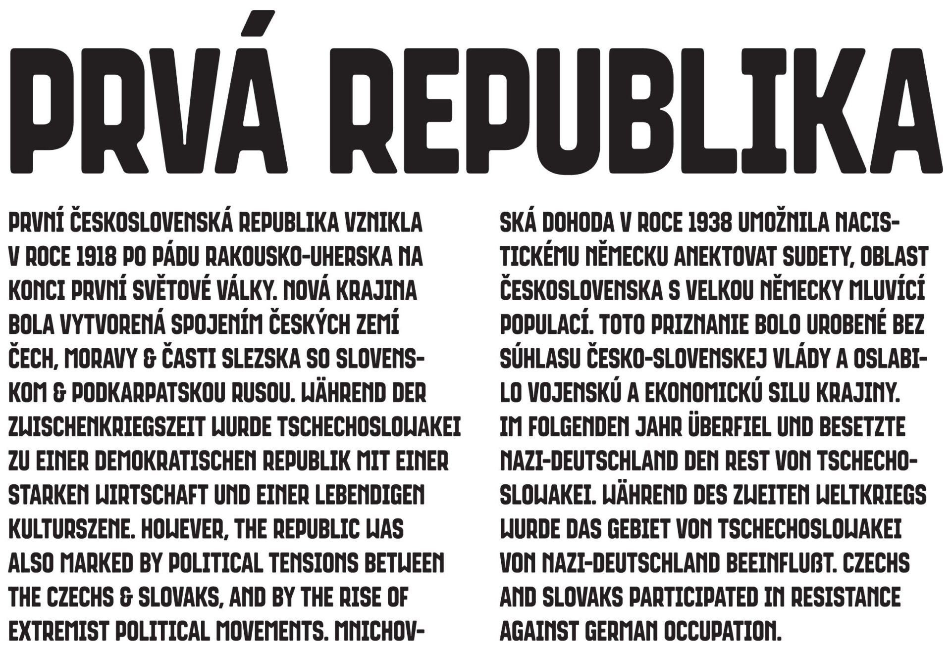 Patro Typeface gallery 2 — Studio Asymetric